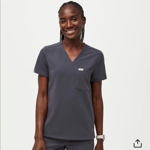 Figs scrubs set: charcoal, size SMALL